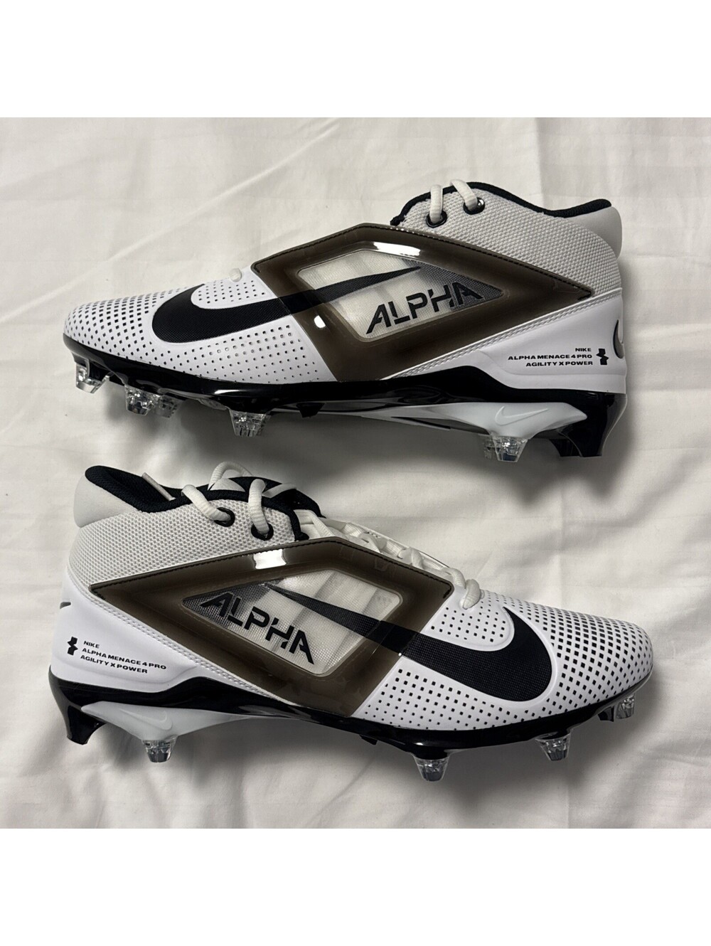 Nike Alpha Menace 4 Pro Football Cleats Mens Size 12 Brand New